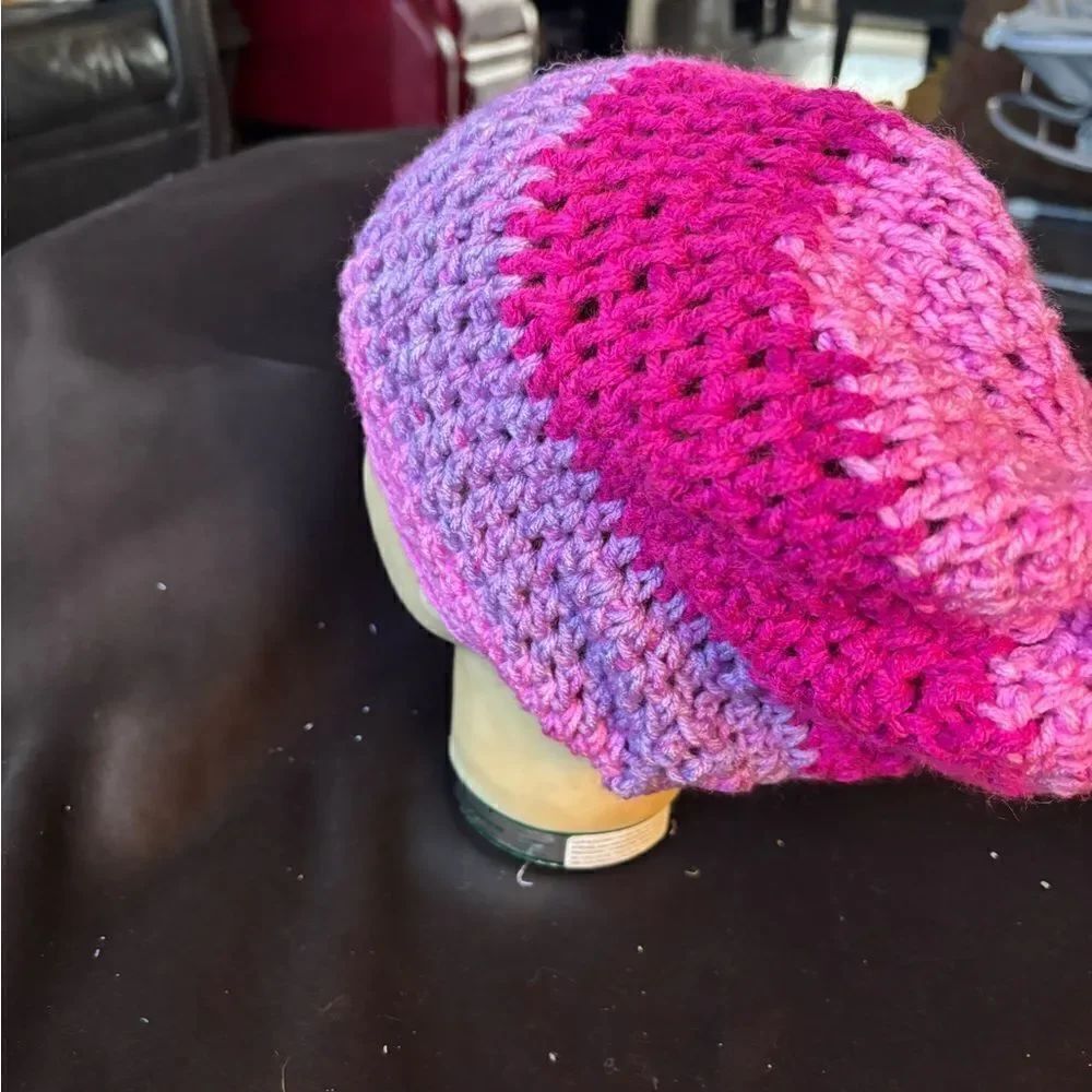 NEW Handmade Crocheted Adult Hat - Picture 5 of 9